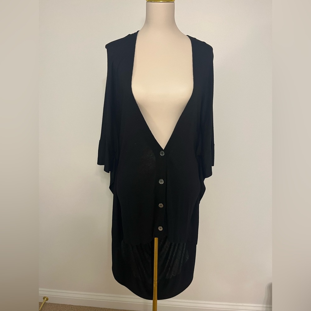 Rachel Zoe Short Sleeve Circle Cardigan